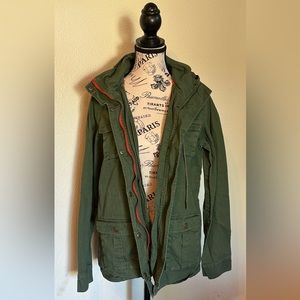 Market & Spruce Cargo Jacket Green L